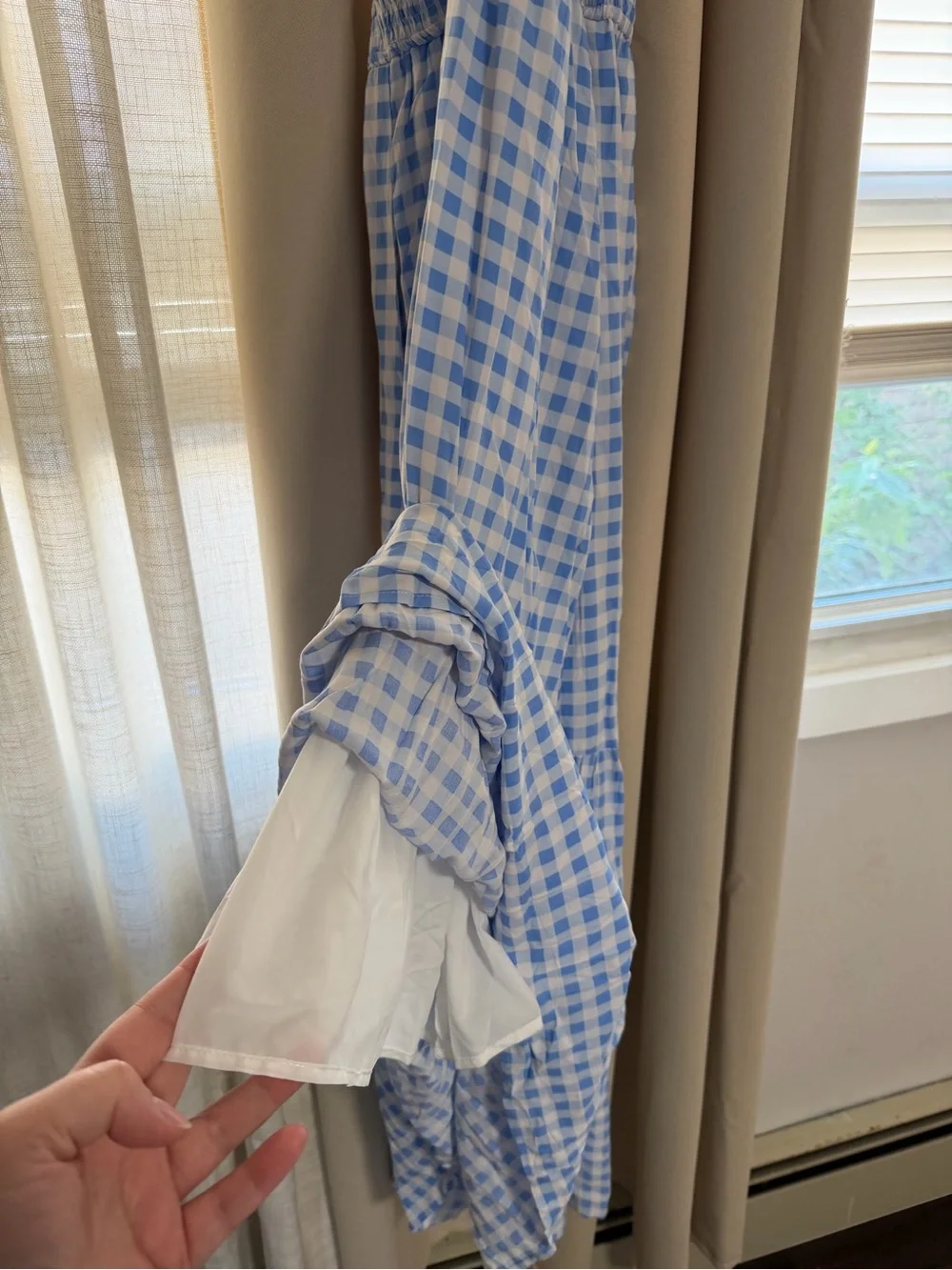 NWT | Zesica Gingham Halter Maxi Dress XL | Cottagecore